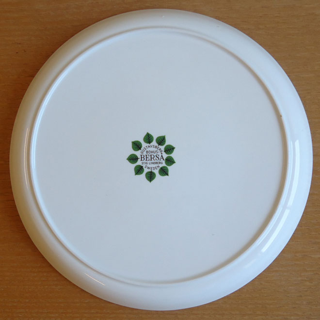 Stig Lindberg / スティッグ・リンドベリ グスタフスベリ Bersa / ベルサ プレート【21ｃｍ】 サブ画像3