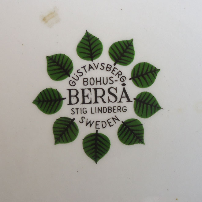 Stig Lindberg / スティッグ・リンドベリ グスタフスベリ Bersa / ベルサ ボウル【15.5cm】 サブ画像4