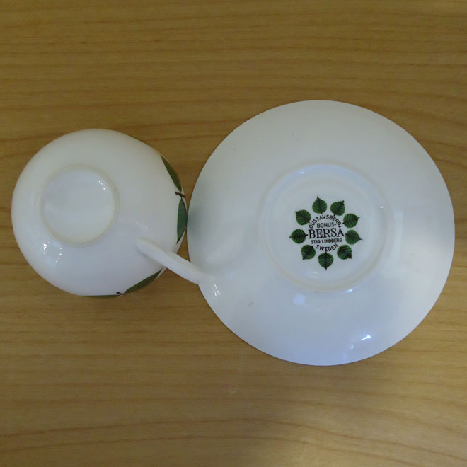 Stig Lindberg / スティッグ・リンドベリ グスタフスベリ Bersa / ベルサ カップ＆ソーサー サブ画像3