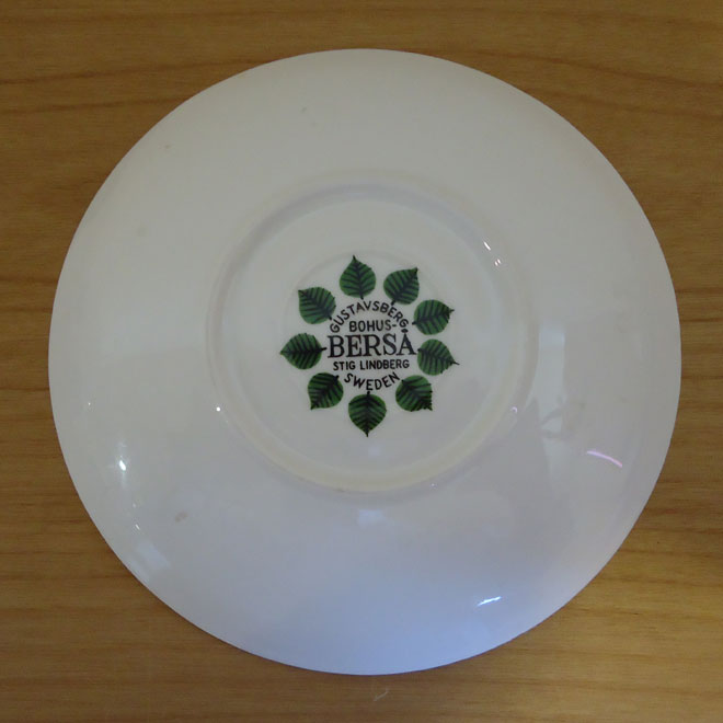 Stig Lindberg / スティッグ・リンドベリ グスタフスベリ Bersa / ベルサ カップ＆ソーサー サブ画像7