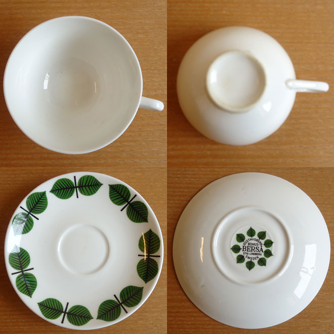 Stig Lindberg / スティッグ・リンドベリ  Bersa  カップ＆ソーサー サブ画像2