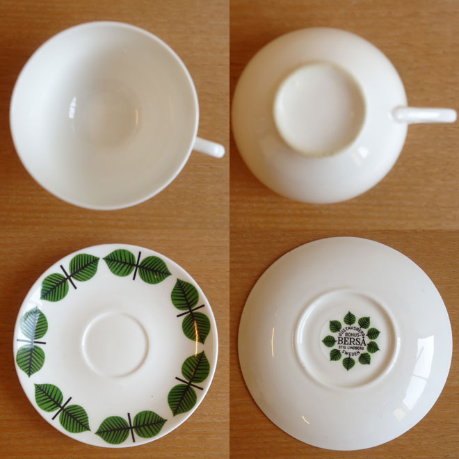 Stig Lindberg / スティッグ・リンドベリ  Bersa  カップ＆ソーサー サブ画像2