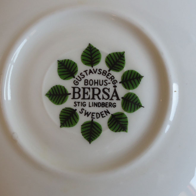 Stig Lindberg / スティッグ・リンドベリ  Bersa  カップ＆ソーサー サブ画像3