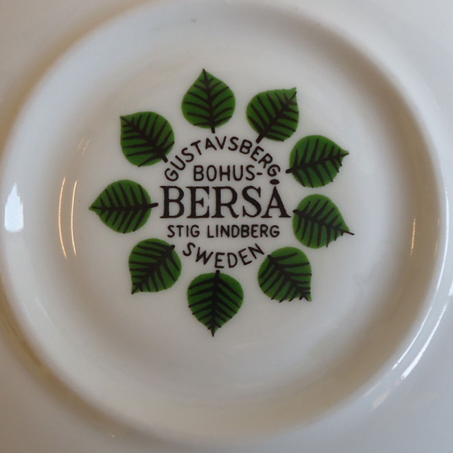 Stig Lindberg / スティッグ・リンドベリ  Bersa  カップ＆ソーサー サブ画像3