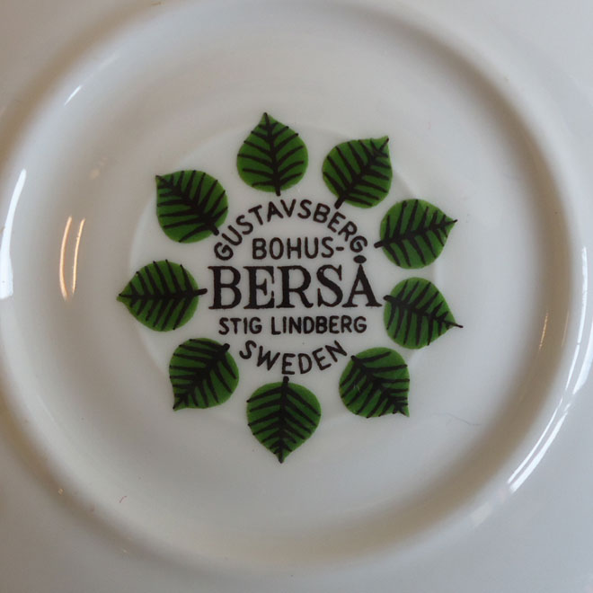 Stig Lindberg / スティッグ・リンドベリ Bersa カップ＆ソーサー サブ画像3