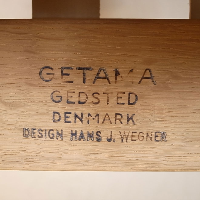 Hans J.Wegner / ハンス・J・ウェグナー GETAMA GE375 イージーチェア【オーク】 北欧ビンテージ家具 サブ画像9