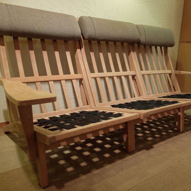 Hans J.Wegner / ハンス・J・ウェグナー GETAMA GE375 ソファ【オーク】 北欧ビンテージ家具 サブ画像7