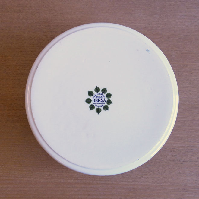 Stig Lindberg / スティッグ・リンドベリ グスタフスベリ Bersa / ベルサ ボウル【20cm】 サブ画像3