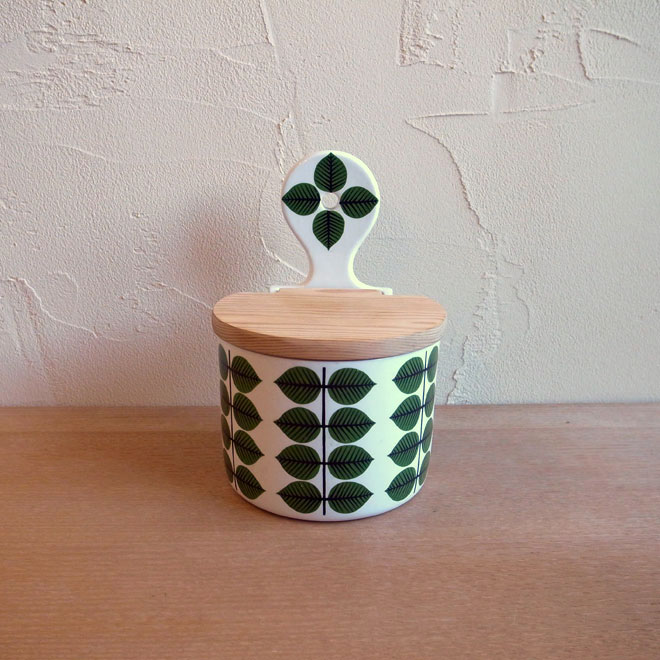 Stig Lindberg / スティッグ・リンドベリ グスタフスベリ Bersa / ベルサ フタ付コンテナ【14cm】 メイン画像