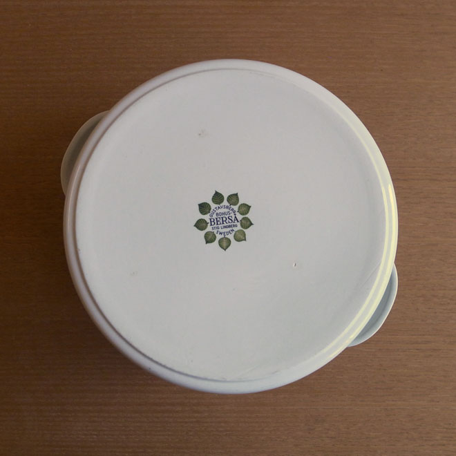 Stig Lindberg / スティッグ・リンドベリ グスタフスベリ Bersa / ベルサ フタ付コンテナ【21cm】 サブ画像6