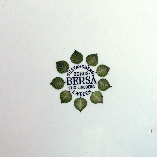Stig Lindberg / スティッグ・リンドベリ グスタフスベリ Bersa / ベルサ フタ付コンテナ【21cm】 サブ画像7