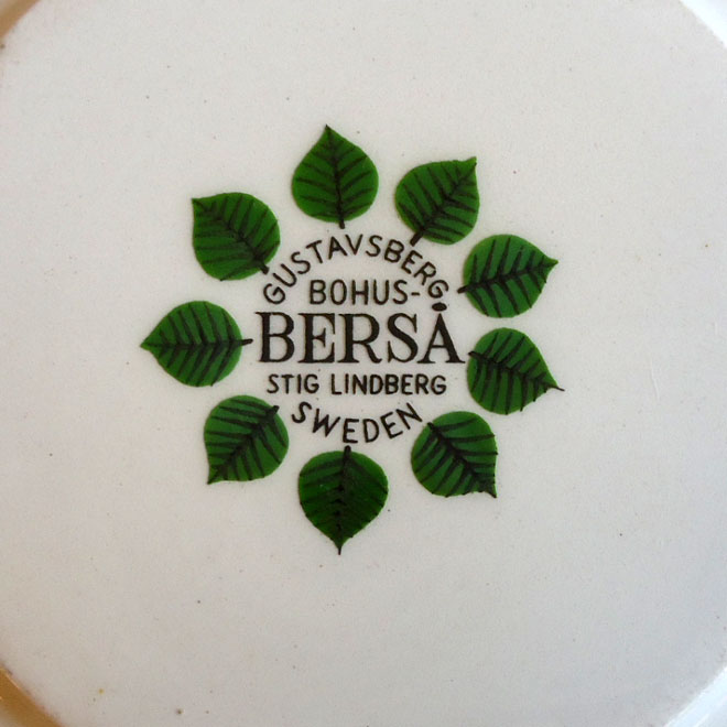 Stig Lindberg / スティッグ・リンドベリ グスタフスベリ Bersa / ベルサ サラダボウル【20cm】 サブ画像4