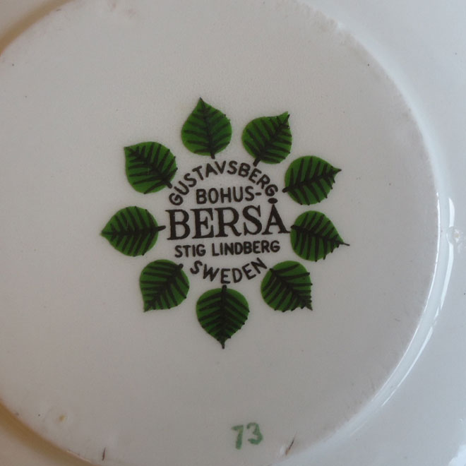 Stig Lindberg / スティッグ・リンドベリ グスタフスベリ Bersa / ベルサ サラダボウル【17.5cm】 サブ画像3