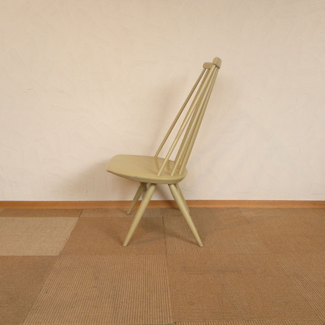 Ilmari Tapiovaara / イルマリ・タピオヴァーラ Mademoiselle　chair 【セージグリーン】 北欧ビンテージ家具 サブ画像1