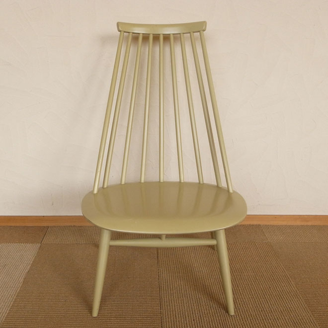 Ilmari Tapiovaara / イルマリ・タピオヴァーラ Mademoiselle　chair 【セージグリーン】 北欧ビンテージ家具 サブ画像4