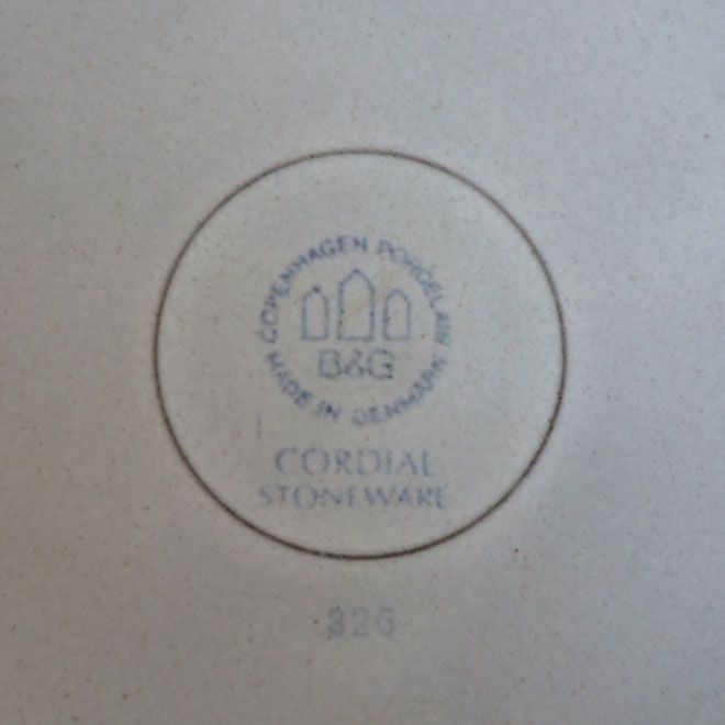 Jens.H.Quistgaard / イェンス・クイストゴー B&G  Cordial/コーディアル　プレート【21cm】 サブ画像4