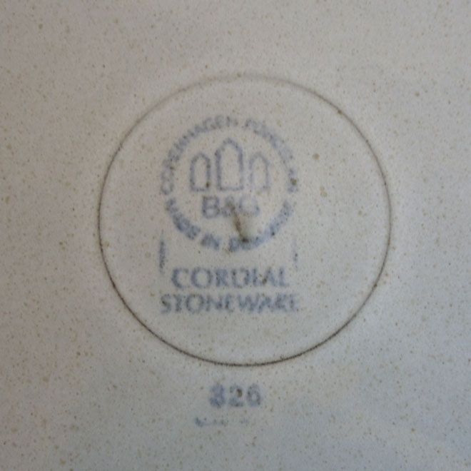 Jens.H.Quistgaard / イェンス・クイストゴー B&G  Cordial/コーディアル　プレート【21cm】 サブ画像4