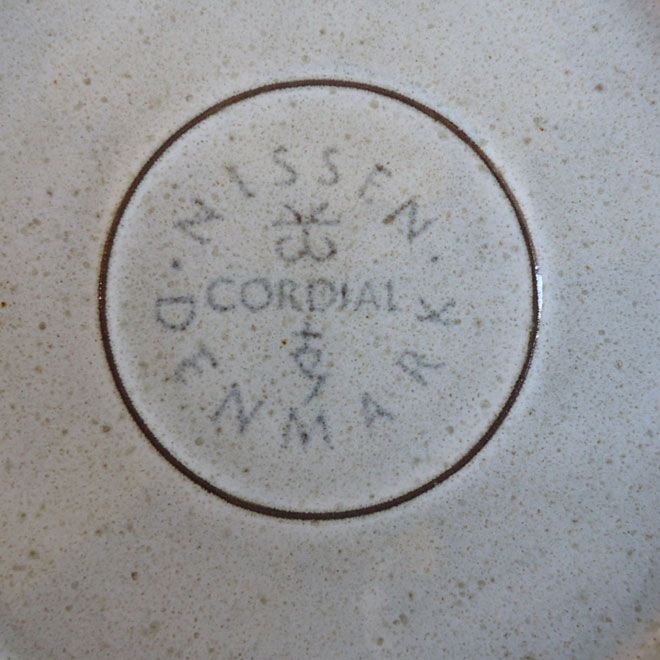 Jens.H.Quistgaard / イェンス・クイストゴー Nissen Cordial/コーディアル カップ&ソーサー サブ画像3