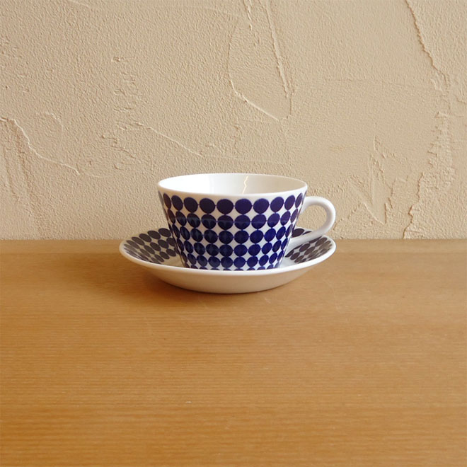 Stig Lindberg / スティッグ・リンドベリ  Adam/アダム ティーカップ＆ソーサー メイン画像