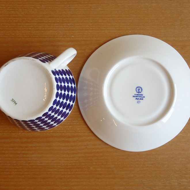 Stig Lindberg / スティッグ・リンドベリ  Adam/アダム ティーカップ＆ソーサー サブ画像3