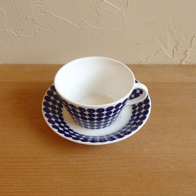 Stig Lindberg / スティッグ・リンドベリ  Adam/アダム ティーカップ＆ソーサー サブ画像1