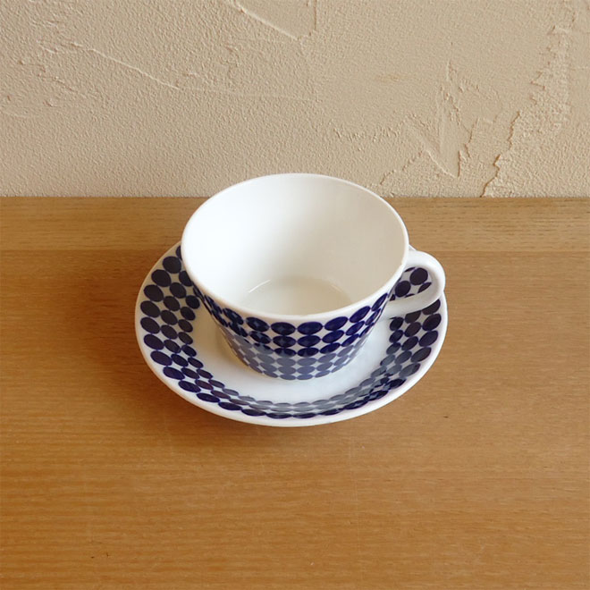 Stig Lindberg / スティッグ・リンドベリ  Adam/アダム ティーカップ＆ソーサー サブ画像1