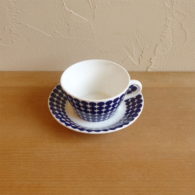 Stig Lindberg / スティッグ・リンドベリ  Adam/アダム ティーカップ＆ソーサー サブ画像1