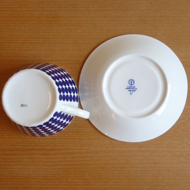 Stig Lindberg / スティッグ・リンドベリ  Adam/アダム ティーカップ＆ソーサー サブ画像3