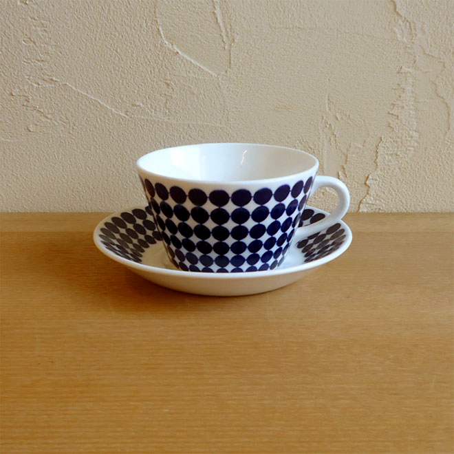 Stig Lindberg / スティッグ・リンドベリ  Adam/アダム ティーカップ＆ソーサー メイン画像