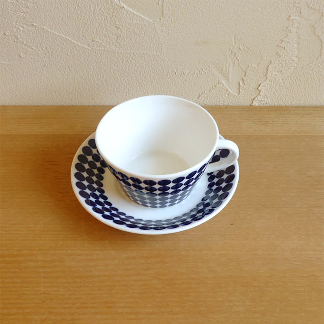 Stig Lindberg / スティッグ・リンドベリ  Adam/アダム ティーカップ＆ソーサー サブ画像1