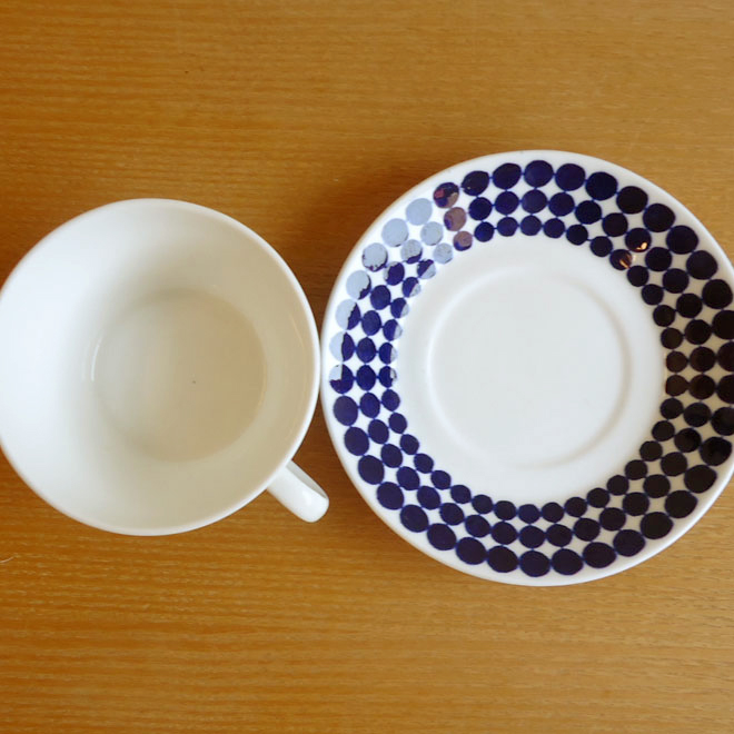 Stig Lindberg / スティッグ・リンドベリ  Adam/アダム ティーカップ＆ソーサー サブ画像2