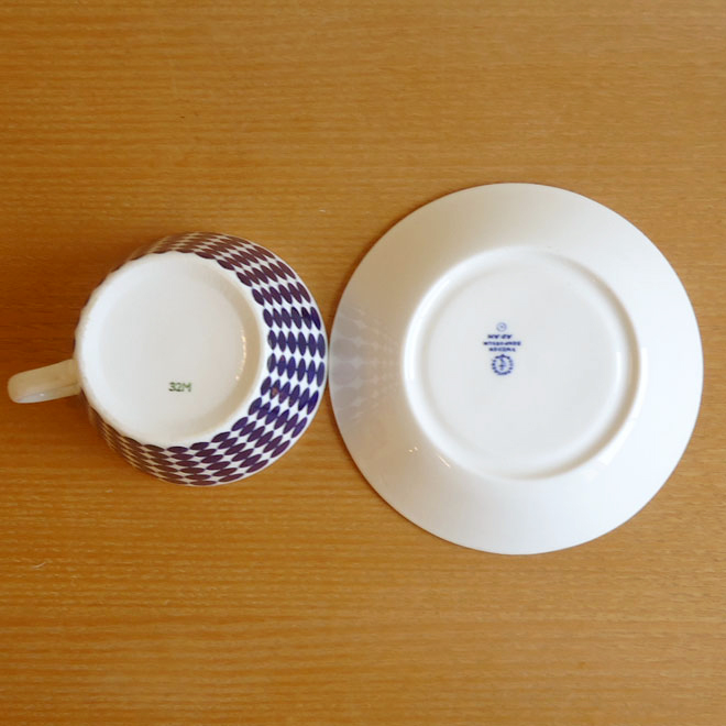 Stig Lindberg / スティッグ・リンドベリ  Adam/アダム ティーカップ＆ソーサー サブ画像3