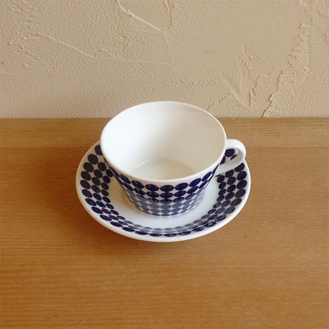 Stig Lindberg / スティッグ・リンドベリ  Adam/アダム ティーカップ＆ソーサー サブ画像1