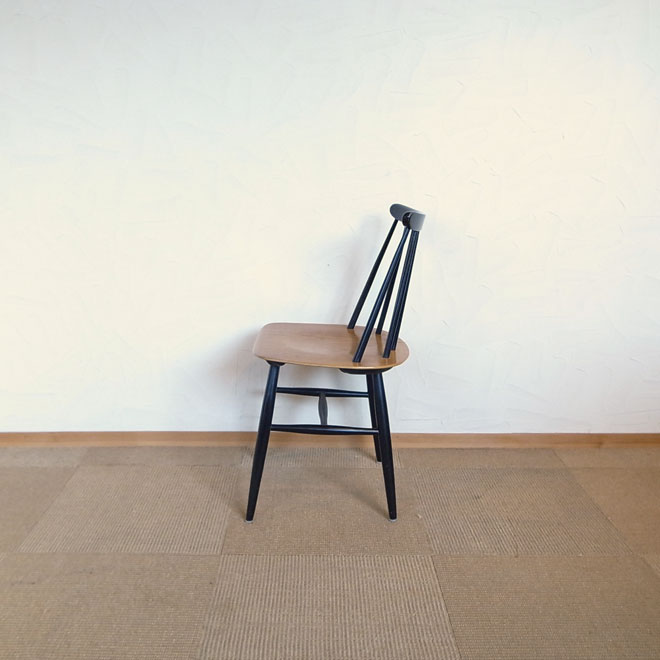 Ilmari Tapiovaara / イルマリ・タピオヴァーラ   ファネットチェア 【ブラック】 サブ画像1