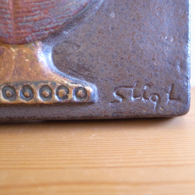 Stig Lindberg / スティッグ・リンドベリ グスタフスベリ ウォールプレート 北欧ビンテージ雑貨 サブ画像4