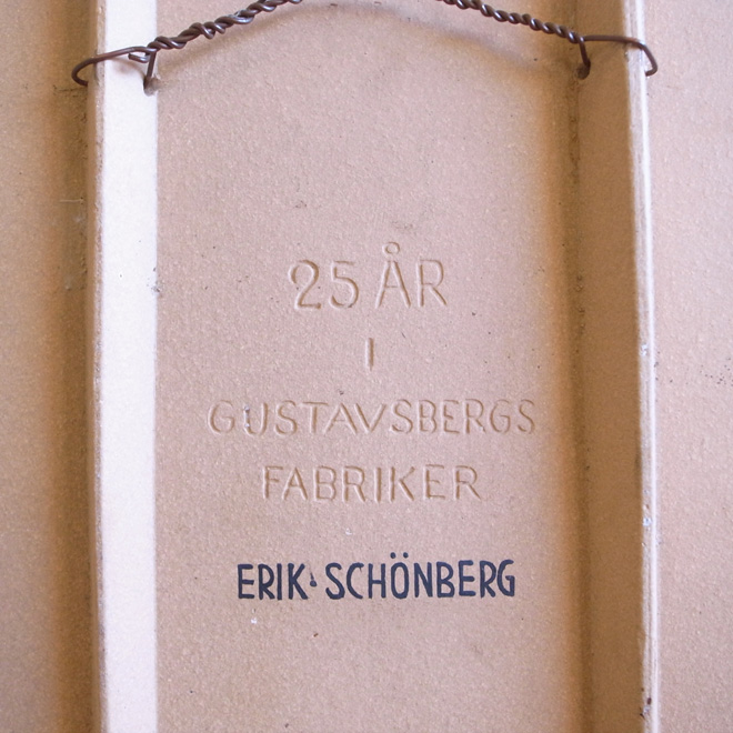 Stig Lindberg / スティッグ・リンドベリ グスタフスベリ ウォールプレート 北欧ビンテージ雑貨 サブ画像6