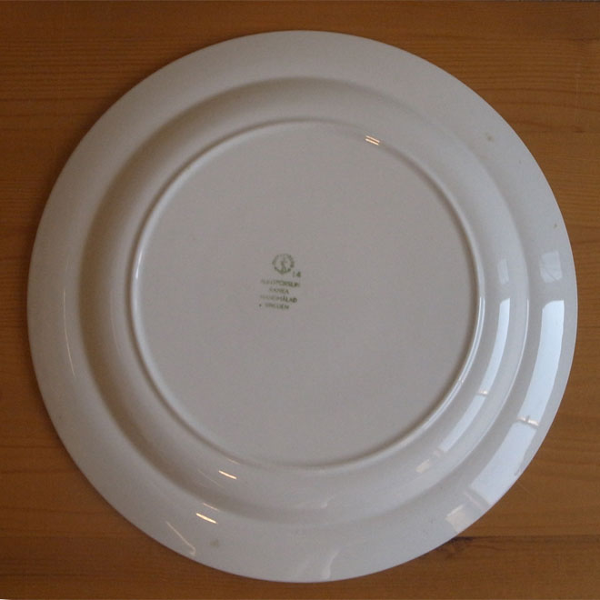 Stig Lindberg / スティッグ・リンドベリ グスタフスベリ Ranka / ランカ プレート【23cm】 サブ画像4