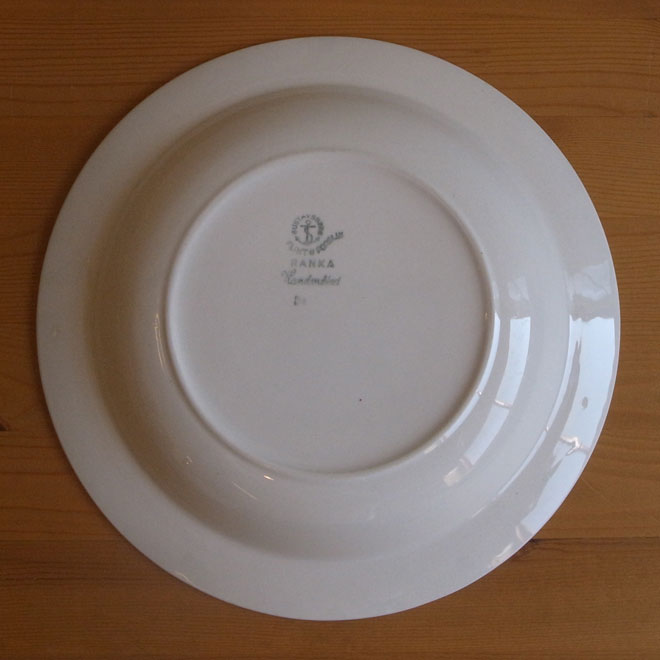 Stig Lindberg / スティッグ・リンドベリ グスタフスベリ Ranka / ランカ ディーププレート【23cm】 サブ画像3