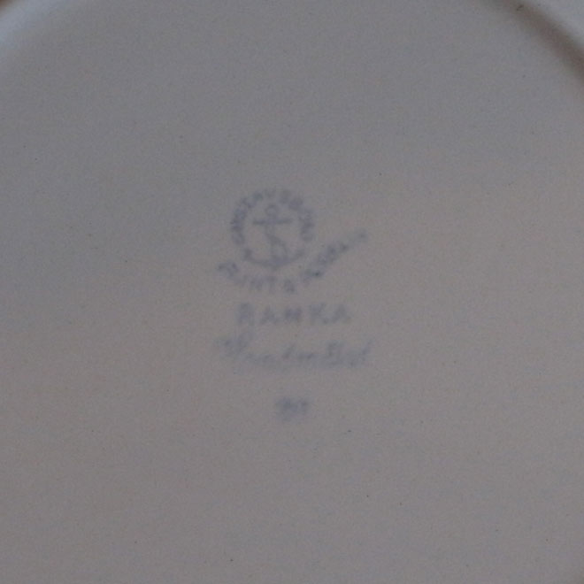 Stig Lindberg / スティッグ・リンドベリ グスタフスベリ Ranka / ランカ ディーププレート【23cm】 サブ画像4