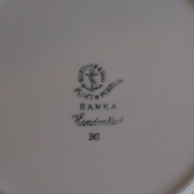 Stig Lindberg / スティッグ・リンドベリ グスタフスベリ Ranka / ランカ ディーププレート【23cm】 サブ画像4