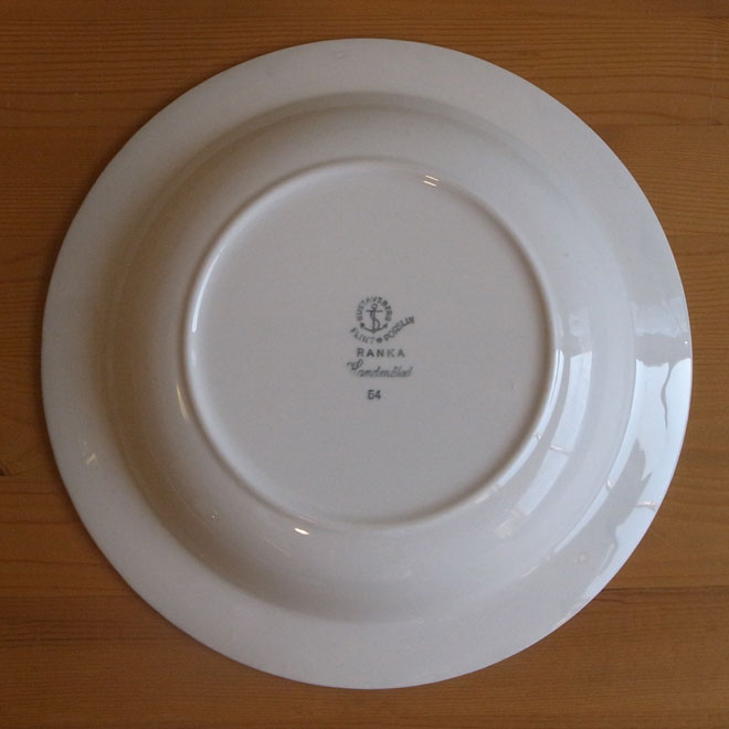 Stig Lindberg / スティッグ・リンドベリ グスタフスベリ Ranka / ランカ ディーププレート【23cm】 サブ画像3