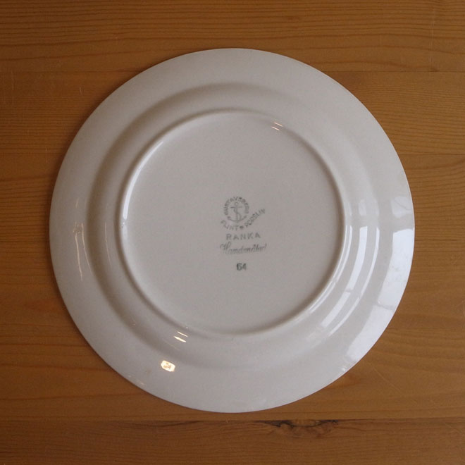 Stig Lindberg / スティッグ・リンドベリ グスタフスベリ Ranka / ランカ プレート【17.5cm】 サブ画像4