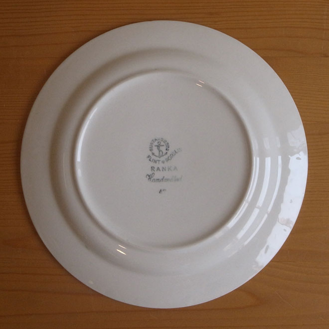 Stig Lindberg / スティッグ・リンドベリ グスタフスベリ Ranka / ランカ プレート【17.5cm】 サブ画像4