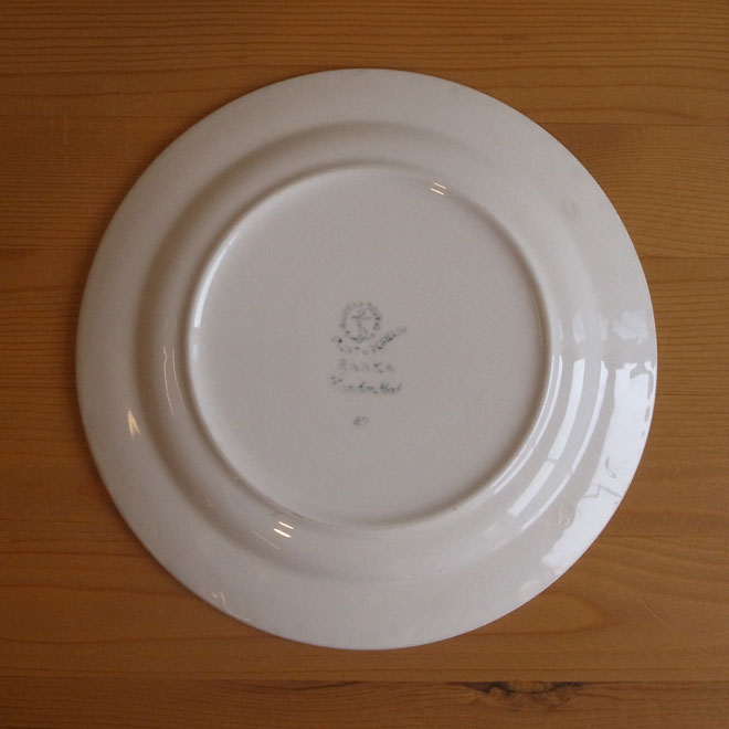 Stig Lindberg / スティッグ・リンドベリ グスタフスベリ Ranka / ランカ プレート【17.5cm】 サブ画像4