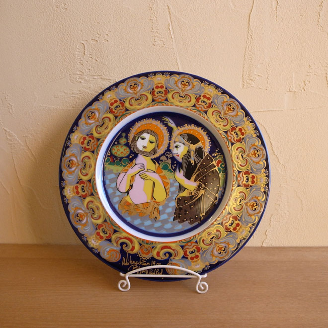 Bjorn Wiinblad / ビョルン・ウィンブラッド ローゼンタール  クリスマスプレート【1982年】 メイン画像