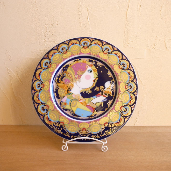 Bjorn Wiinblad / ビョルン・ウィンブラッド ローゼンタール  クリスマスプレート【1980年】 メイン画像