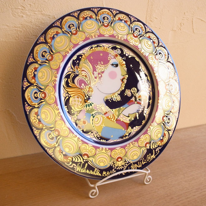 Bjorn Wiinblad / ビョルン・ウィンブラッド ローゼンタール  クリスマスプレート【1980年】 サブ画像1