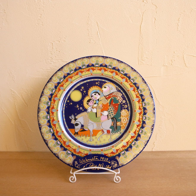 Bjorn Wiinblad / ビョルン・ウィンブラッド ローゼンタール  クリスマスプレート【1979年】 メイン画像