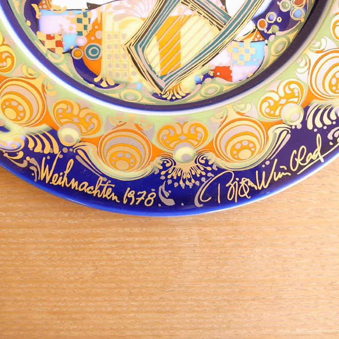 Bjorn Wiinblad / ビョルン・ウィンブラッド ローゼンタール  クリスマスプレート【1978年】 サブ画像2