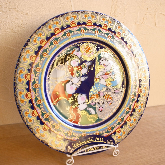 Bjorn Wiinblad / ビョルン・ウィンブラッド ローゼンタール  クリスマスプレート【1977年】 サブ画像1